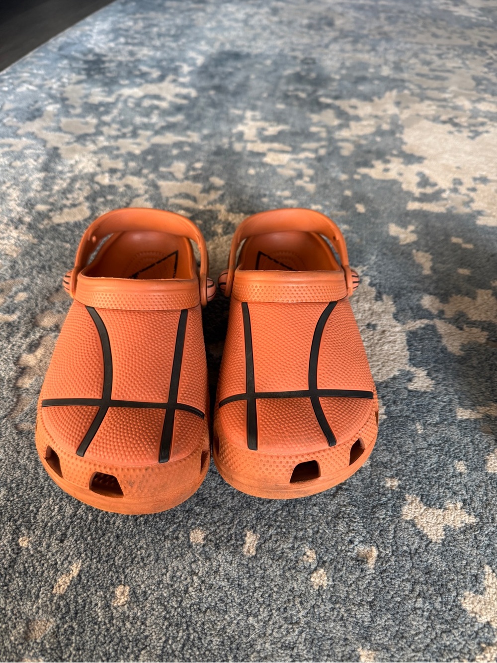 Kids Orange Basketball Clog crocs